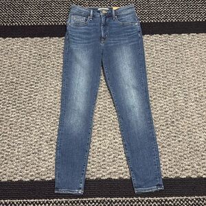 Revtown Jeans Womens Sz 28 High Rise Skinny Italian Denim Stretch Classic Luxury